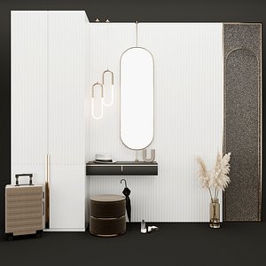 3D model Composition in the hallway