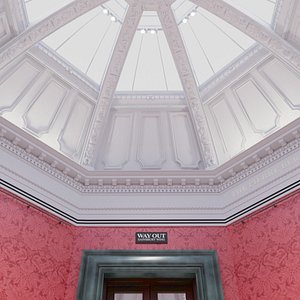 Museum Interior - London National Gallery - Room 15 model