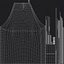 Men Cooking Apron Black