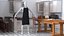 Men Cooking Apron Black