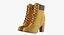 Damen 6-Zoll Gelb Stiefel