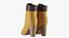 Damen 6-Zoll Gelb Stiefel