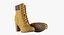 Damen 6-Zoll Gelb Stiefel