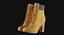 Damen 6-Zoll Gelb Stiefel