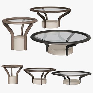 3D Giorgetti tables Chanterelle