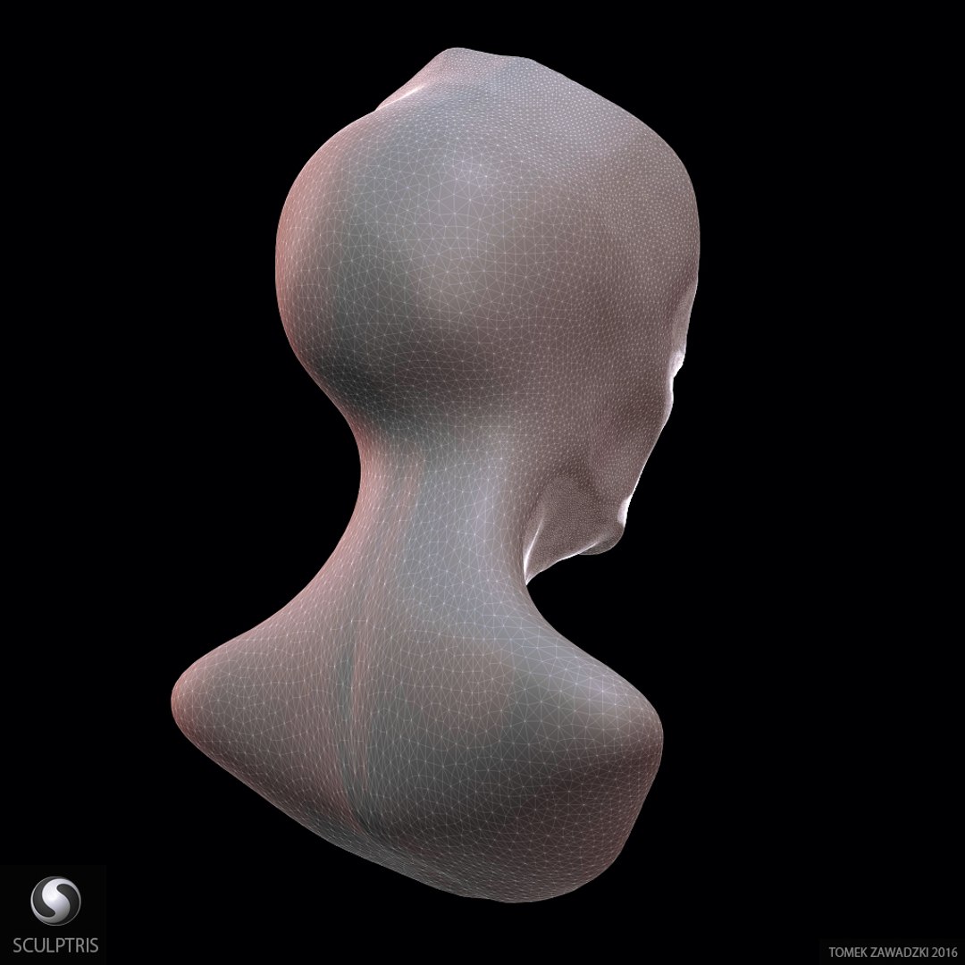 Obj Sculpt Alien Head