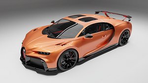 3D BUGATTI CHIRON PUR SPORT BRONZE