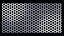Perforated panel with 58 percent opening 25O103