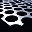 Perforated panel with 58 percent opening 25O103