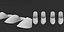 3D disposable slippers model