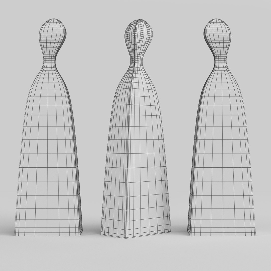 3d model girard wooden dolls toy