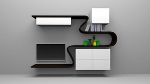estanteria moderna elegante