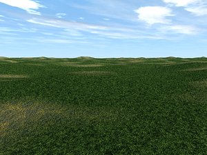 plains landscape scenes 3d model