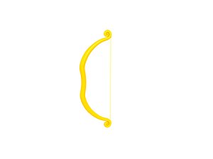 3D model Golden Bow