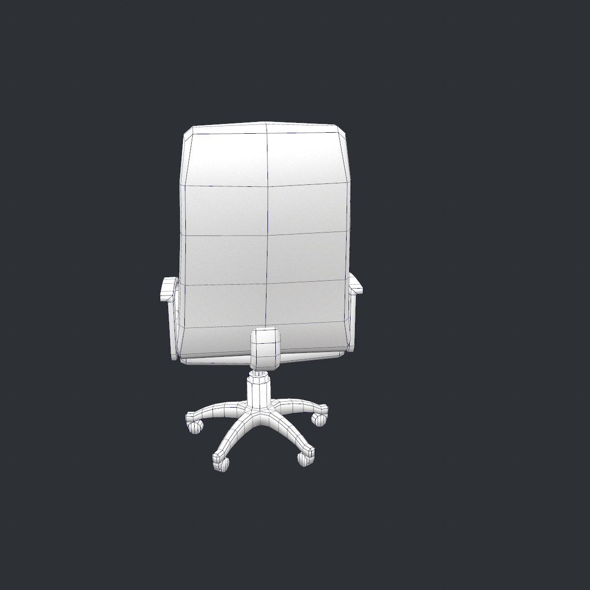 free office chair 3d model