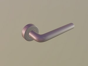 3D door handle model