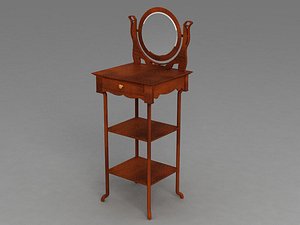 3d bathroom table model