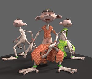 pitu cartoon 3D