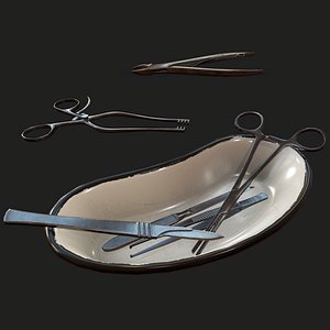 Antique Surgical Tools - PBR Game Ready