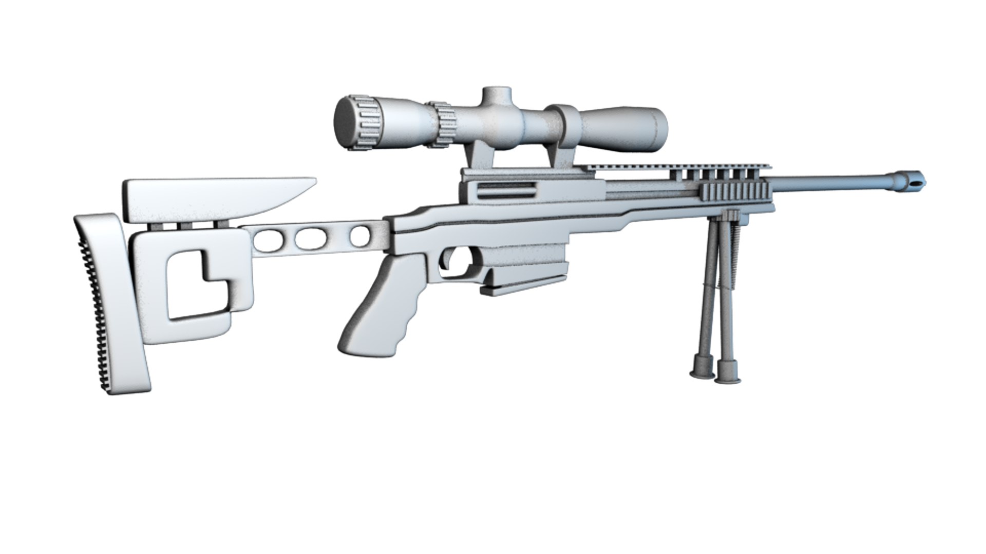 Rifle 3d Max