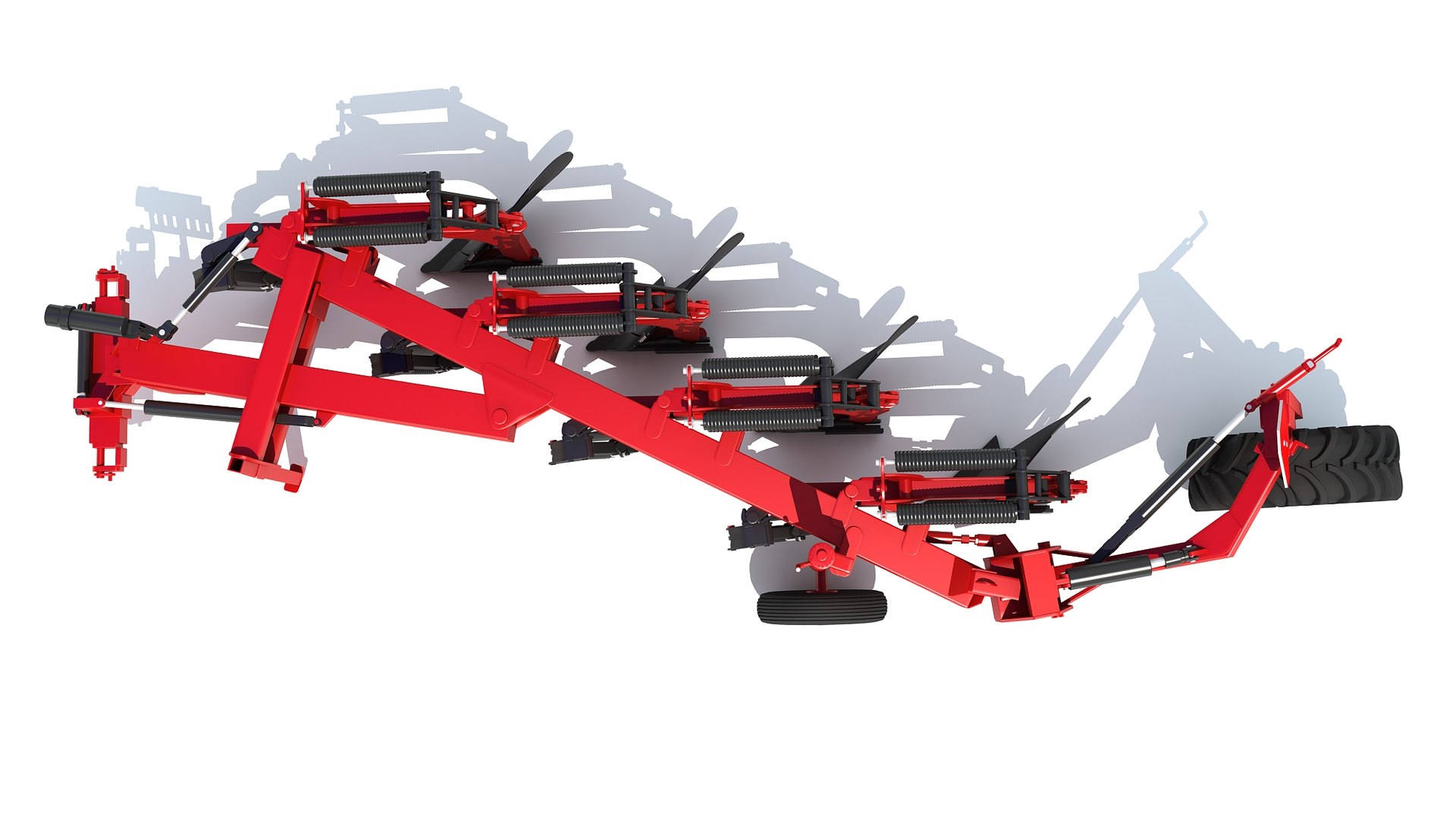 Semi Mounted Plow Model - TurboSquid 1638643