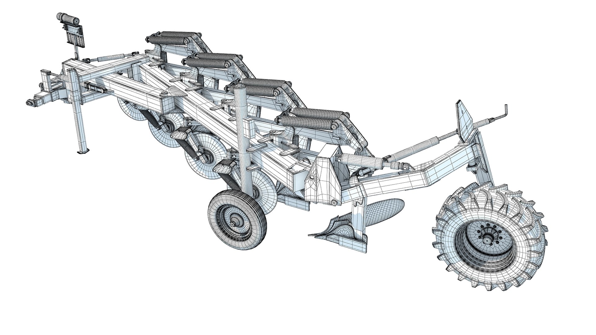 Semi Mounted Plow Model - TurboSquid 1638643