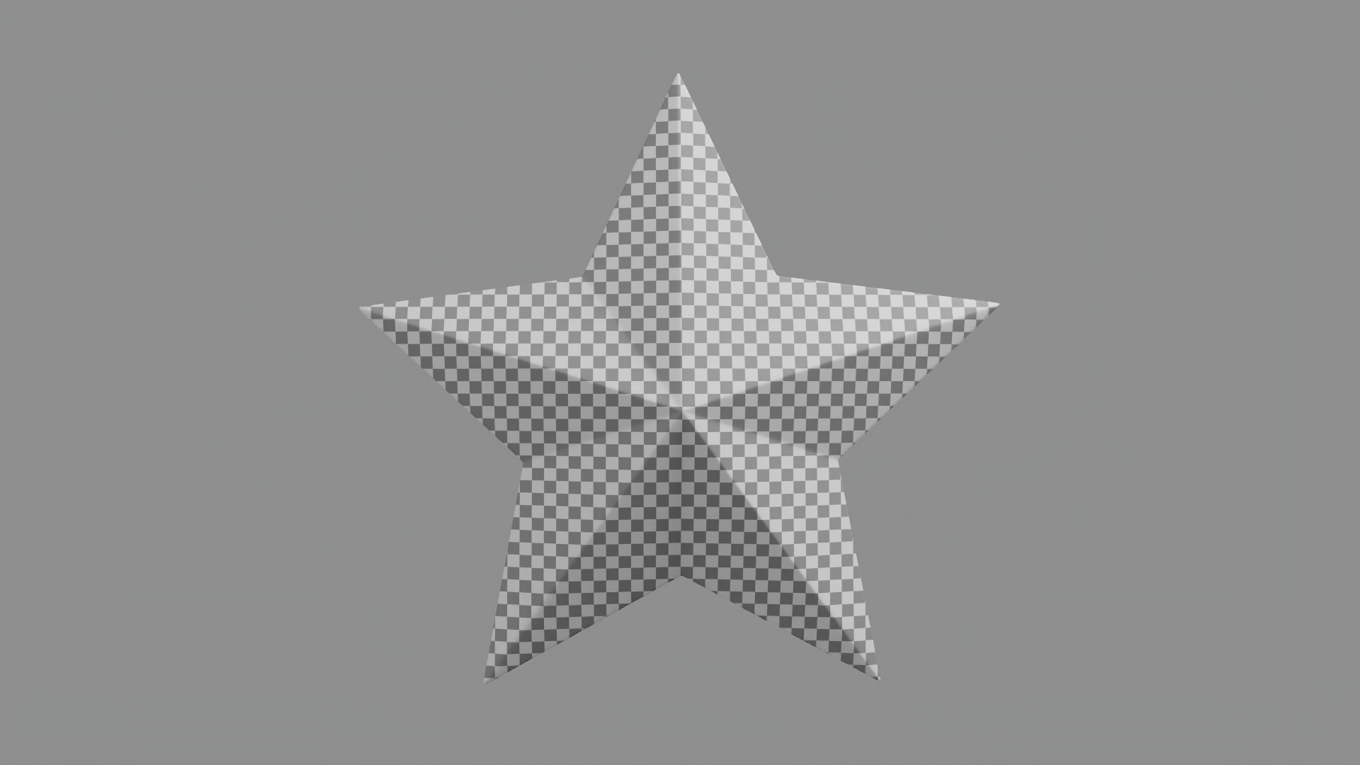 3D Star Simple 5 Pointed Cartoon Icon Symbol Model - TurboSquid 2178424