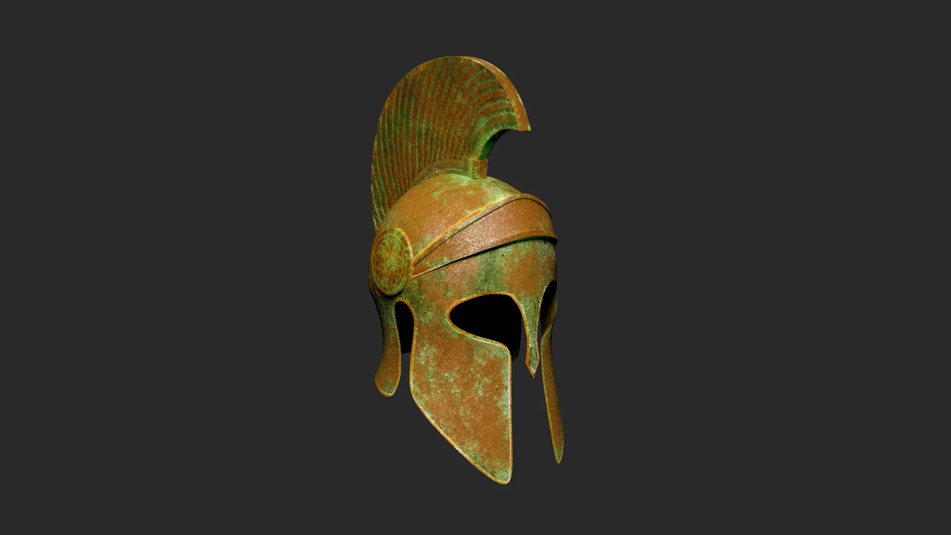 3D Greek Helmet 1 Model - TurboSquid 1557999