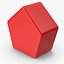 Red Pentagon 3D