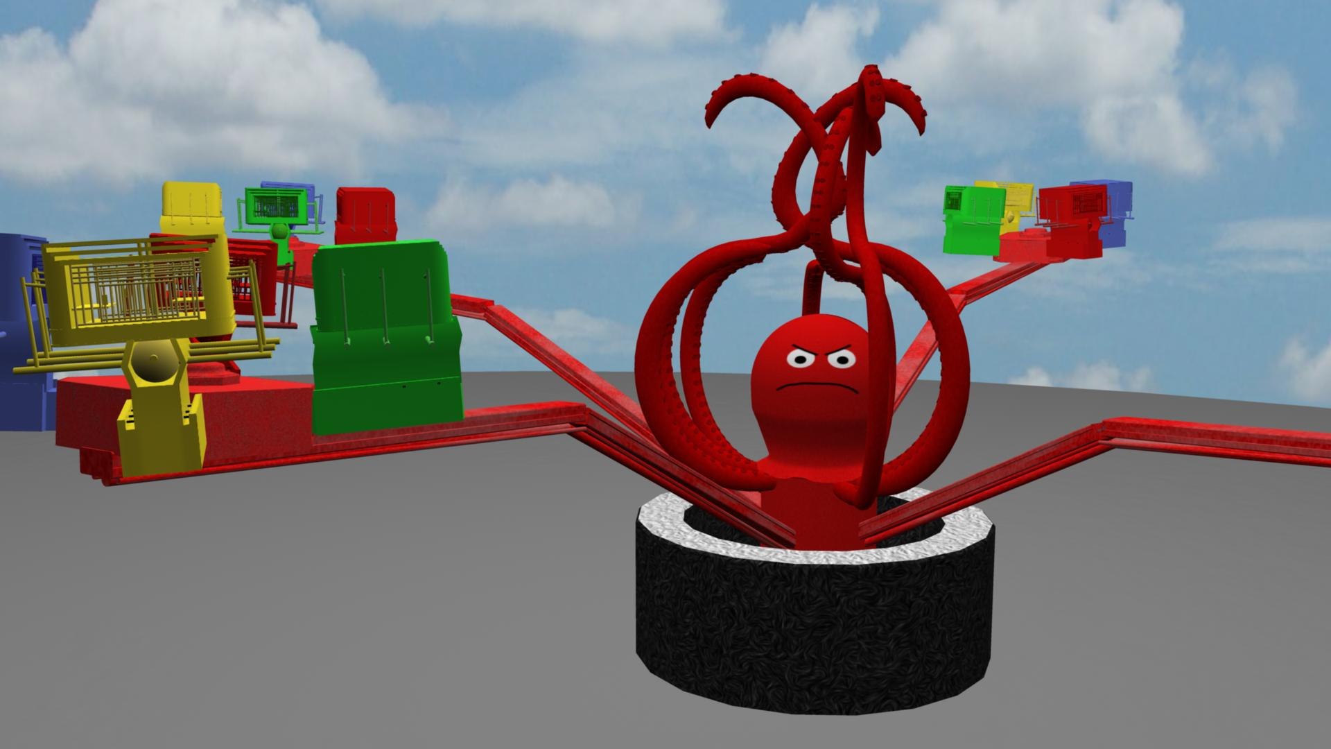 Carnival Ride Octopus Ma