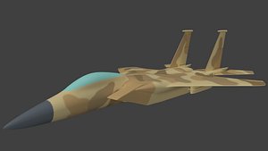 3d model f15 fighter