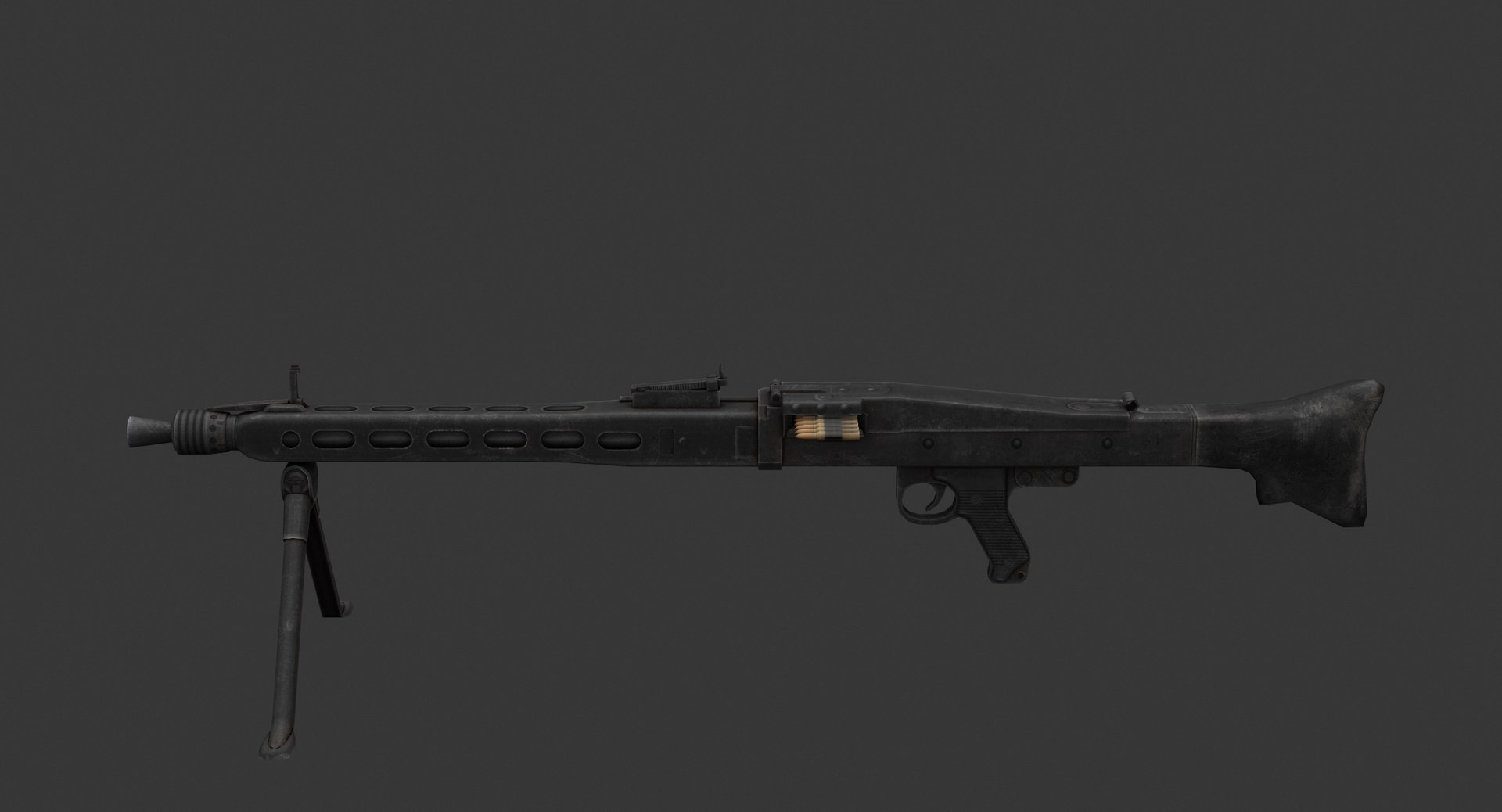 Rheinmetall Mg 3 Machine Gun Model - TurboSquid 1384424