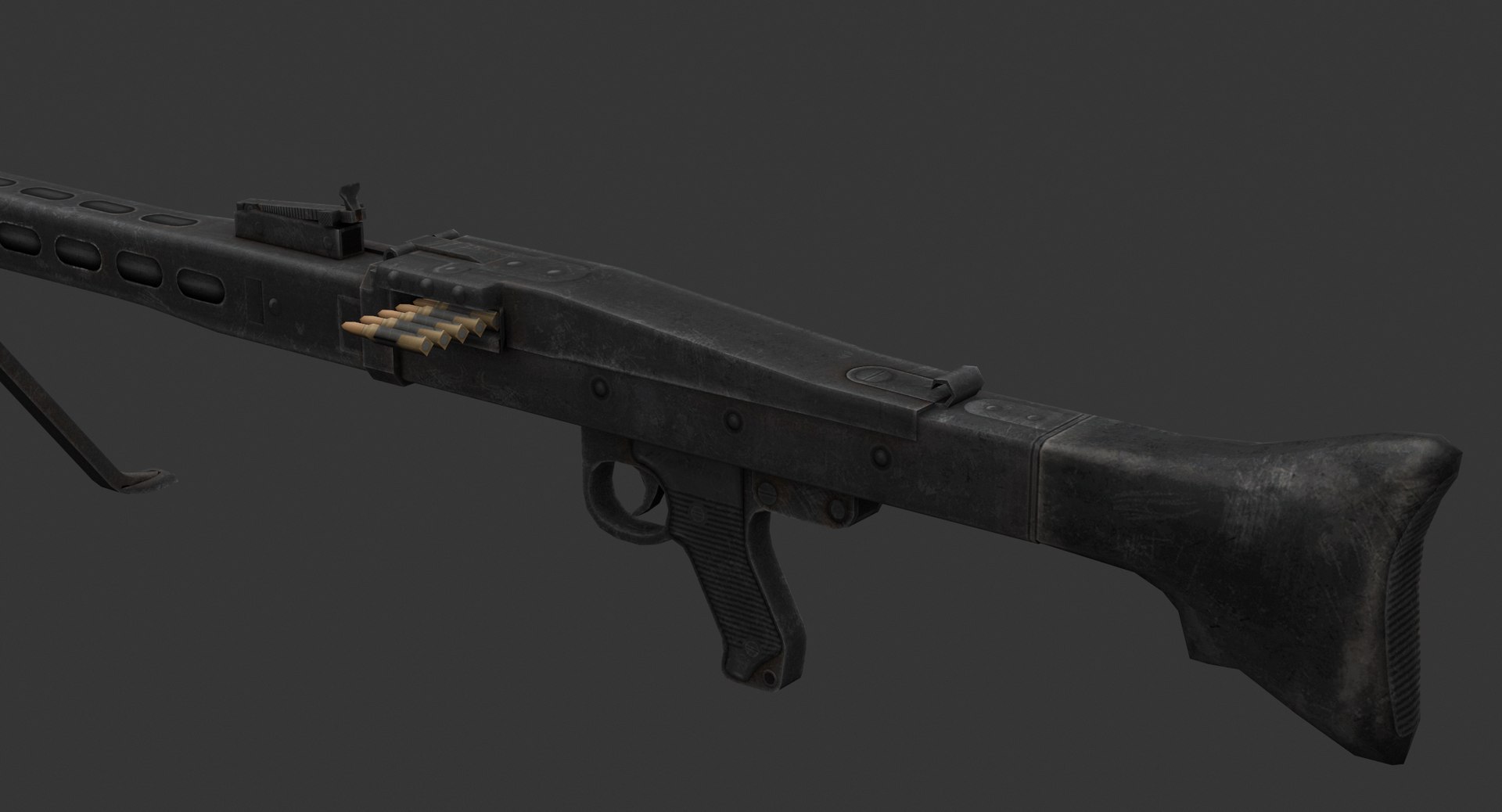 Rheinmetall Mg 3 Machine Gun Model - TurboSquid 1384424