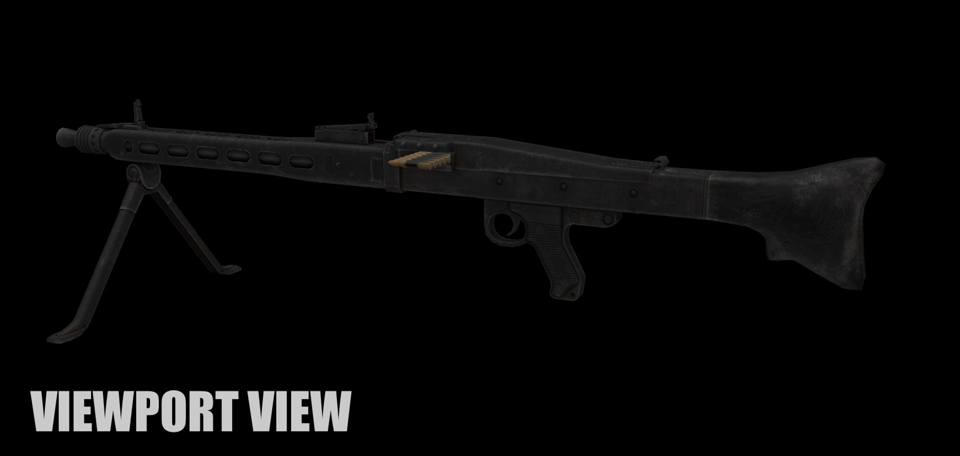 Rheinmetall Mg 3 Machine Gun Model - TurboSquid 1384424