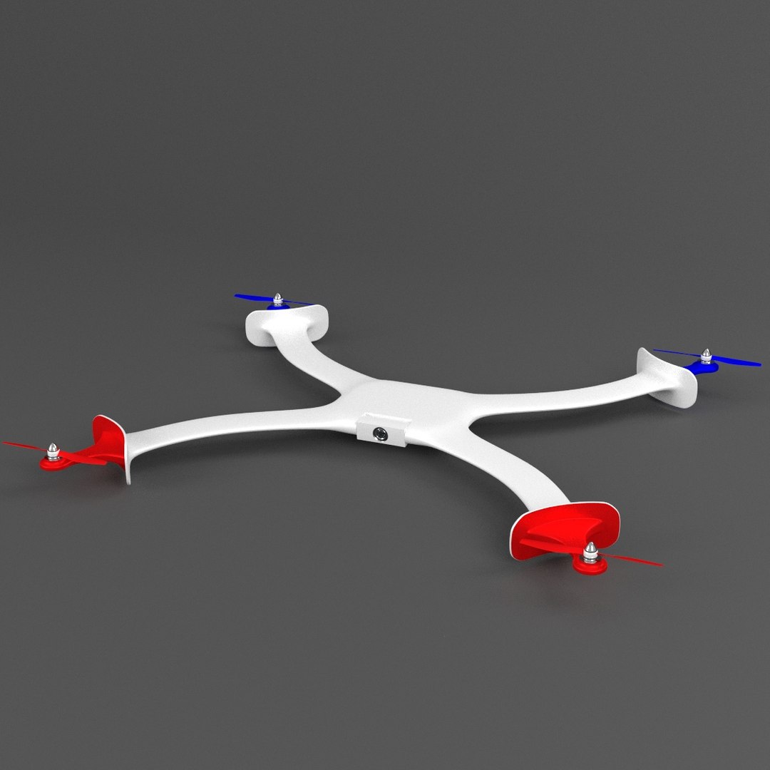 3d Model Micro Drone