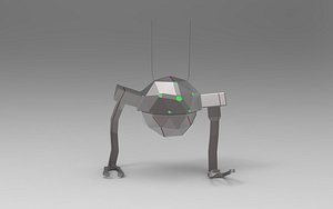 Robot worker 3D model
