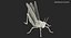 3D grasshopper fur rigged model