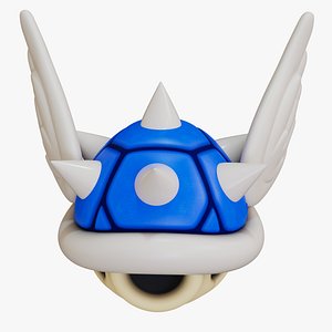 Super Mario Bros Koopa Shell Wings  Blue