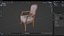 Dinner Chair 2 Scan 3D model