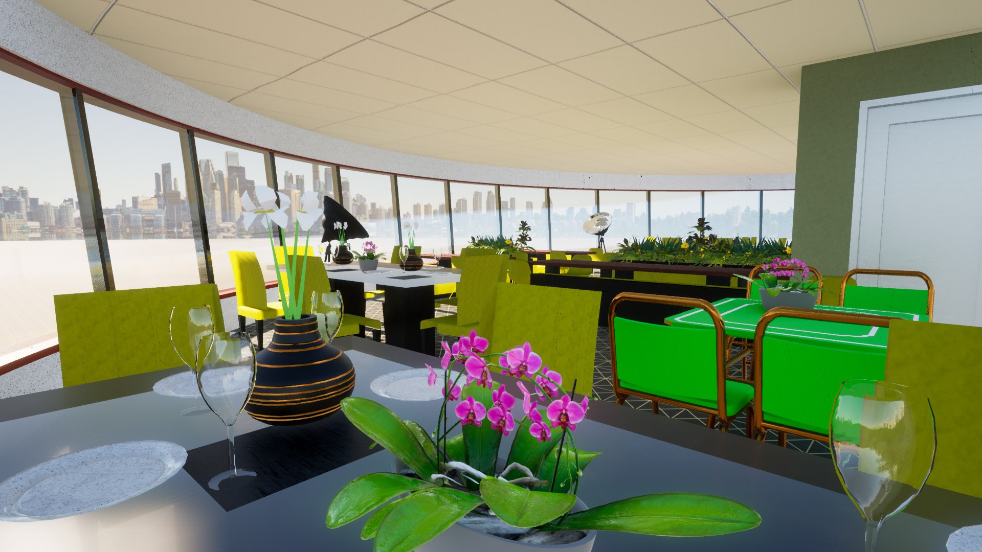 Tower Restaurant Architectural Model 3D Model - TurboSquid 1840412