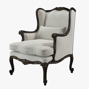 armchair roberto giovannini 3d obj