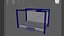 einfaches Fachwerkbühnen-3D-Modell