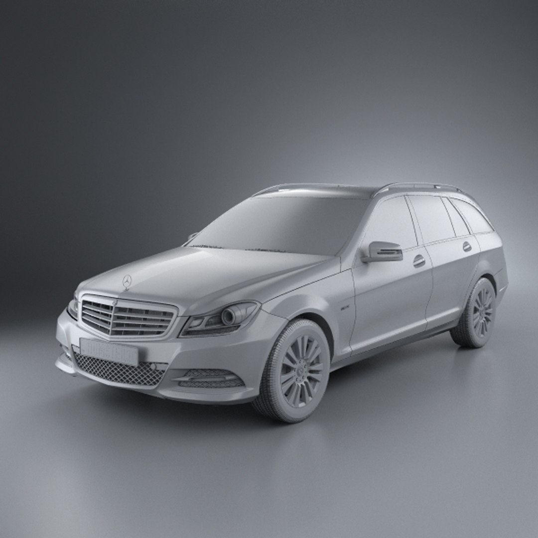 mercedes-benz c-class c 3d model