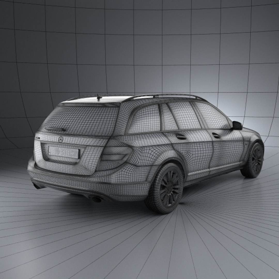 mercedes-benz c-class c 3d model