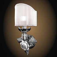 villari 4100391 classic wall lamp sconce floral