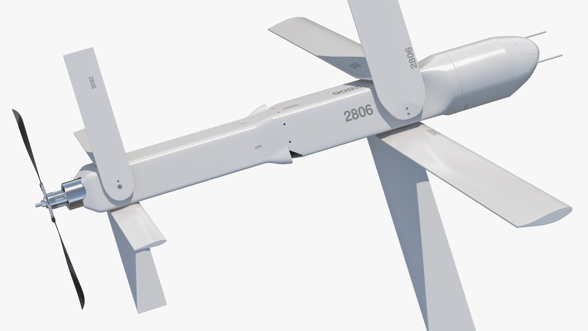 3D Portable Military Drone Launch System With UAV In Flight ...