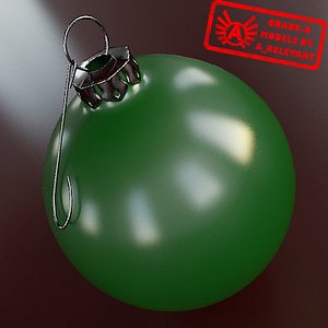 3d model christmas tree ornament 2010