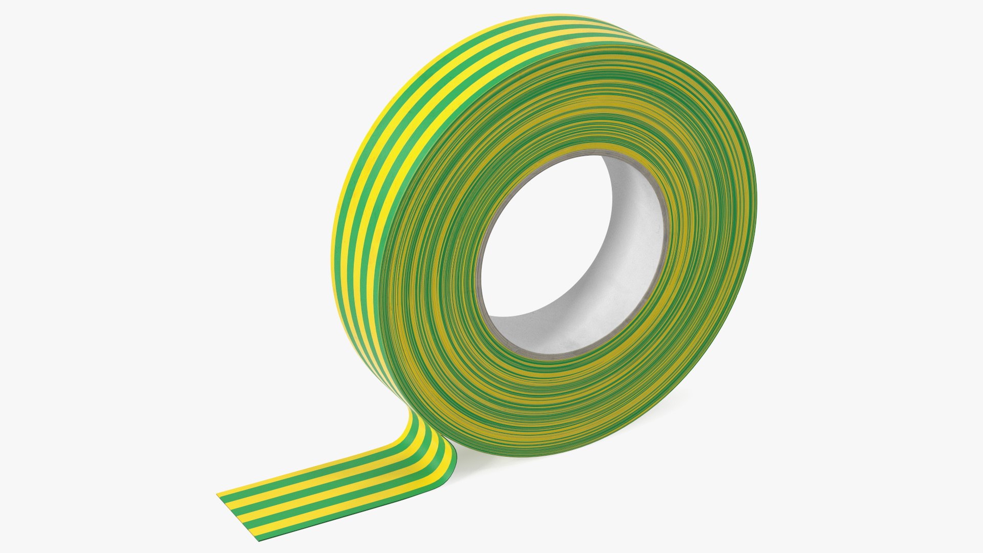 Insulating Electrical Tape Green 3D model preview
