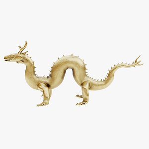 Chinese Dragon Gold 3D