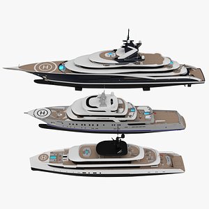 Yachts Collection 2025 3D